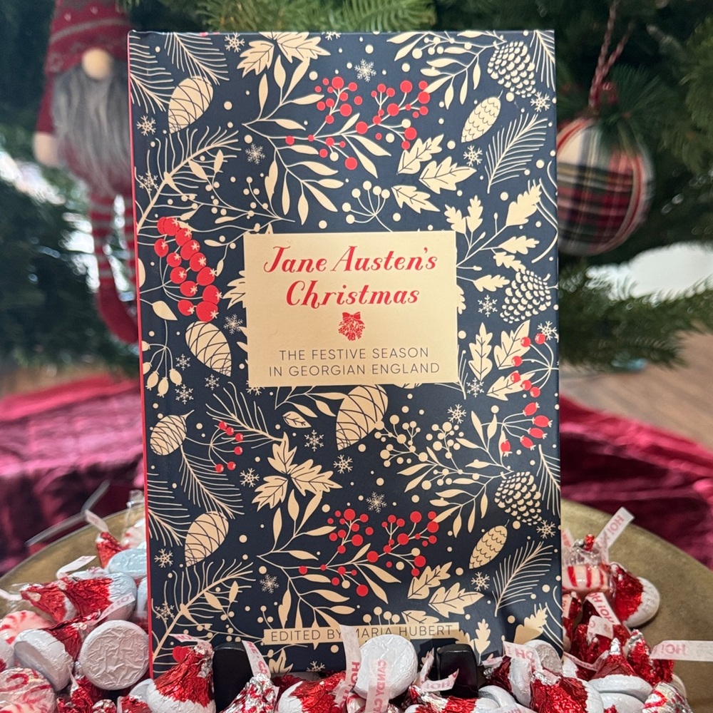 Jane Austen's Christmas Book - Festive Navy and Gold Edition